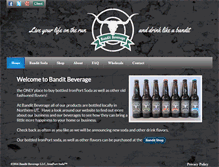 Tablet Screenshot of drinklikeabandit.com